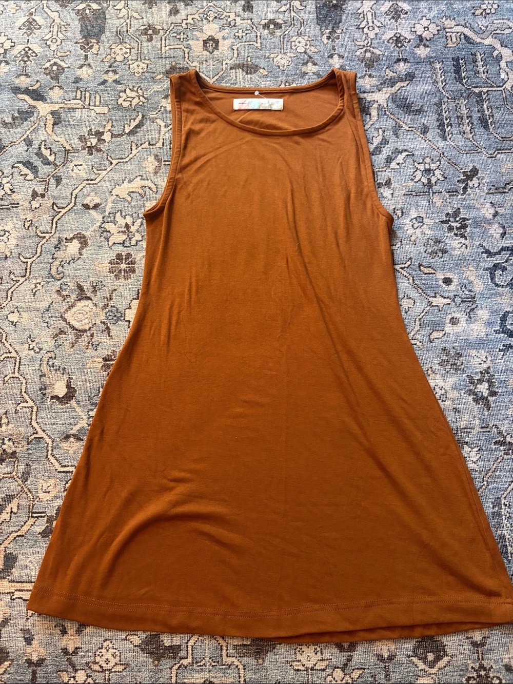 Free People Beach Swing Dress, Rust Orange, NWOT, S